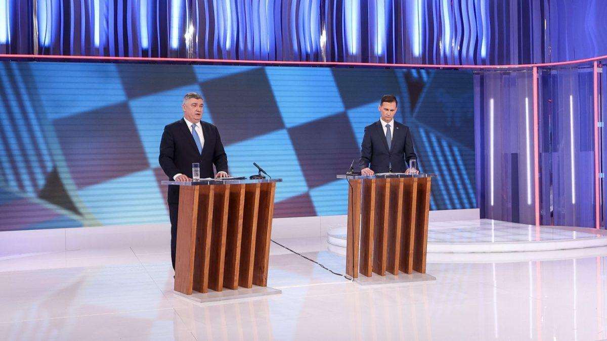 SUČELJAVANJE: Primorac poručio kako će ujedinit Hrvatsku, Milanović pozvao da se "spriječi ono što se mora spriječiti" Sučeljavanje Zorana Milanovića i Dragana Primorca na HTV-u / Foto: Hina
