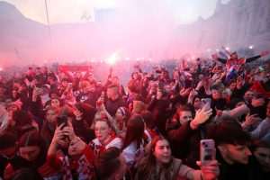 Doček hrvatskih rukometaša/ Foto: Hina
