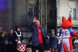 Doček rukometaša u Zagrebu/ Foto: Hina