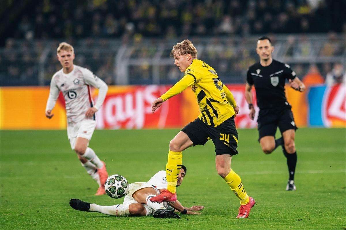 REZULTATI LIGE PRVAKA: Real na Bernabeu bolji od Atletica, Arsenal u gostima sa 7:1 potopio PSV, Borussia (D) remizirala sa Lilleom Detalj s utakmice Borussia (D) - Lille / Foto: Anadolu