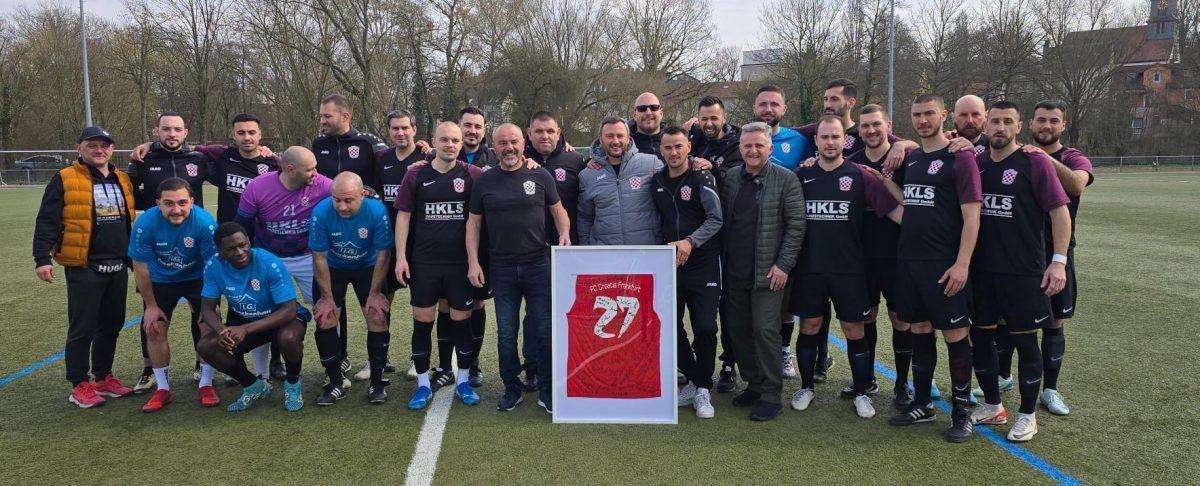 NAJAVA POČETKA BOLJIH DANA?: Euro pogotkom Ante Štrljića, Croatia Frankfurt uzela bod protiv drugoplasirane momčadi lige Druga momčad Croatije Frankfurt / Foto: Fenix (D. Pleša)