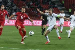 LIGA NACIJA: Belgija, Turska, Grčka i Srbija u elitnom društvu, Slovenija izborila ostanak u B Ligi nacija Detalj s utakmice Srbija-Austrija/ Foto: Anadolu