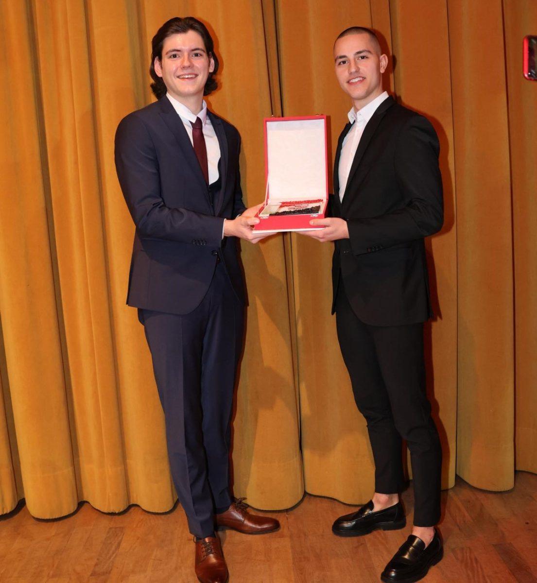 TS HRVATSKI ČUVARI WUPPERTAL: Ponosni smo na sebe zbog ovog uspjeha! Luka Ljubić i Lenard Barišić / Foto: Fenix (Jelena Trieb)