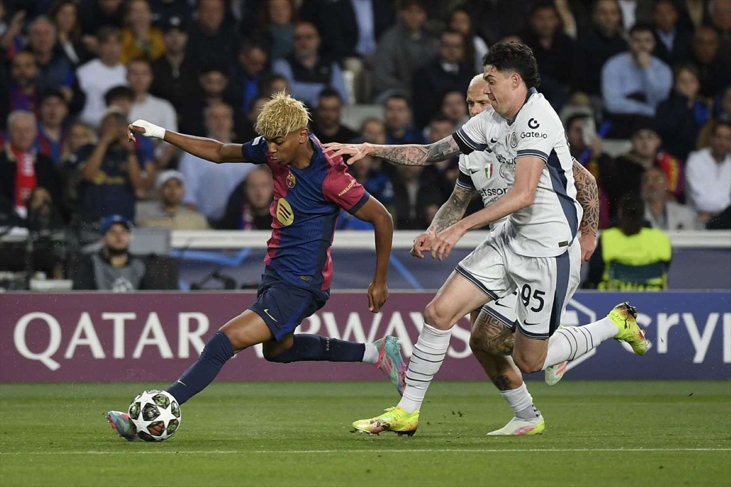 Detalj s utakmice Barcelone i Intera / Foto: Anadolu