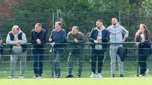 NOVI PORAZ CROATIJE FRANKFURT: Izgledi za ostanak u ligi su sada svedeni na minimum Dio navijača Croatije na utakmici protiv Union Niederrada / Foto: Fenix (S. Konta)