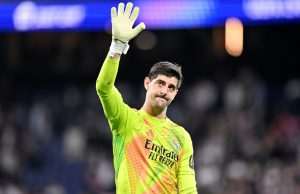 NOGOMETNA DRAMA U SEVILLI: Barcelona nakon 120 minuta igre s 3:2 savladala Real i osvojila Kup kralja Vratar Reala Thibaut Courtois / Foto: Anadolu