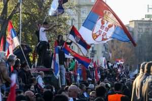 Skup podrške Aleksandru Vučiću u Beogradu / Foto: Anadolu