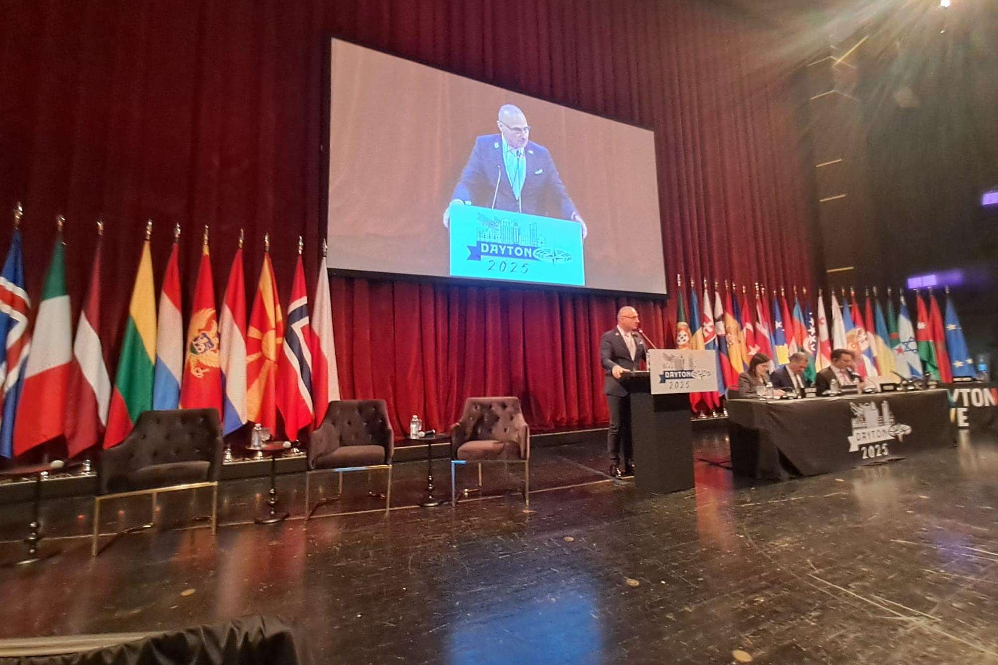 DAYTON 30 GODINA KASNIJE: „Osiguranje da svaki konstitutivni narod može slobodno i legitimno birati svoje predstavnike ključno je za istinsku jednakost“ Ministar Gordan Grlić Radman govori na panelu u Daytonu / Foto: Fenix (MVEP)