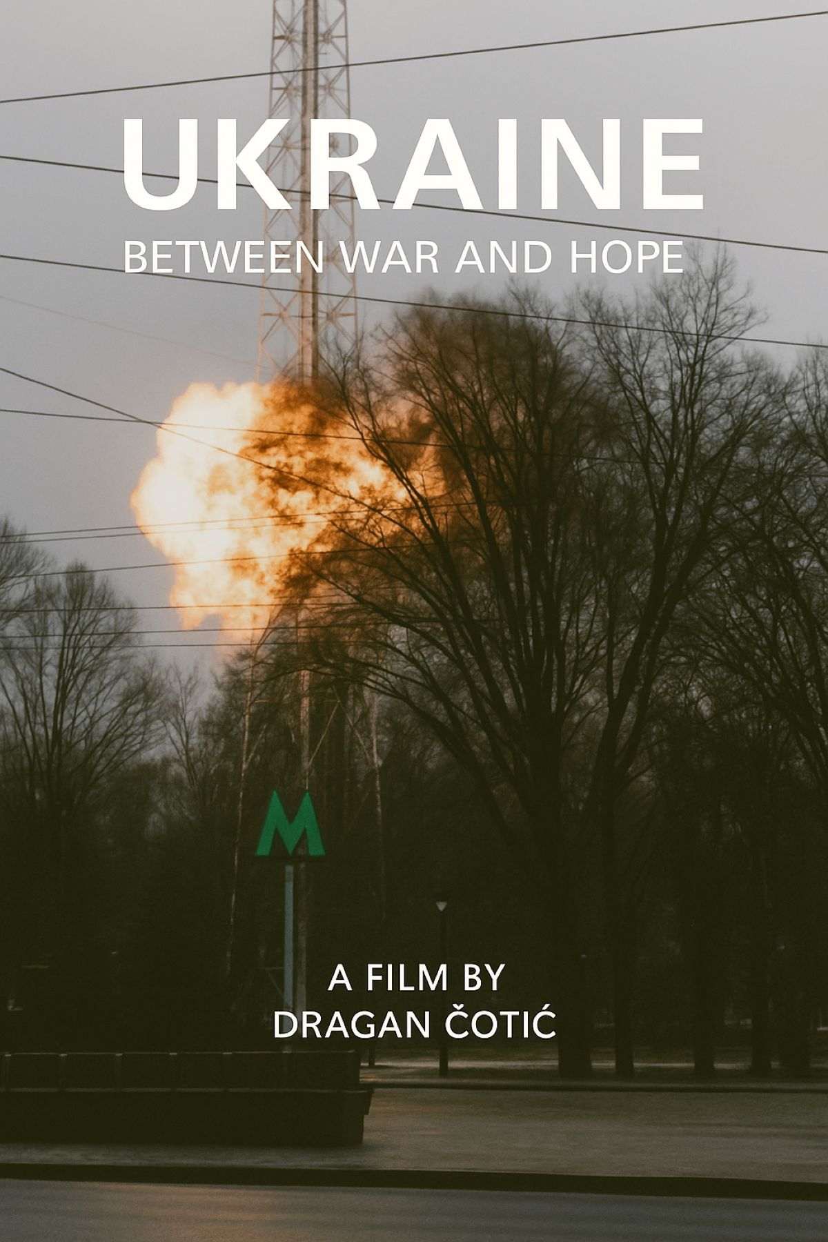 UKRAINE – BETWEEN WAR AND HOPE: Ein Dokumentarfilm über Leben, Verlust und Widerstandskraft im Krieg Naslovnica knjige „Ukraine – Between War and Hope“ / Foto: Fenix (D.Č.)