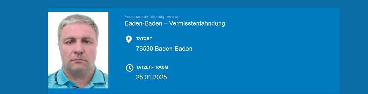 Igor T. / Foto: Policija Offenburg 
