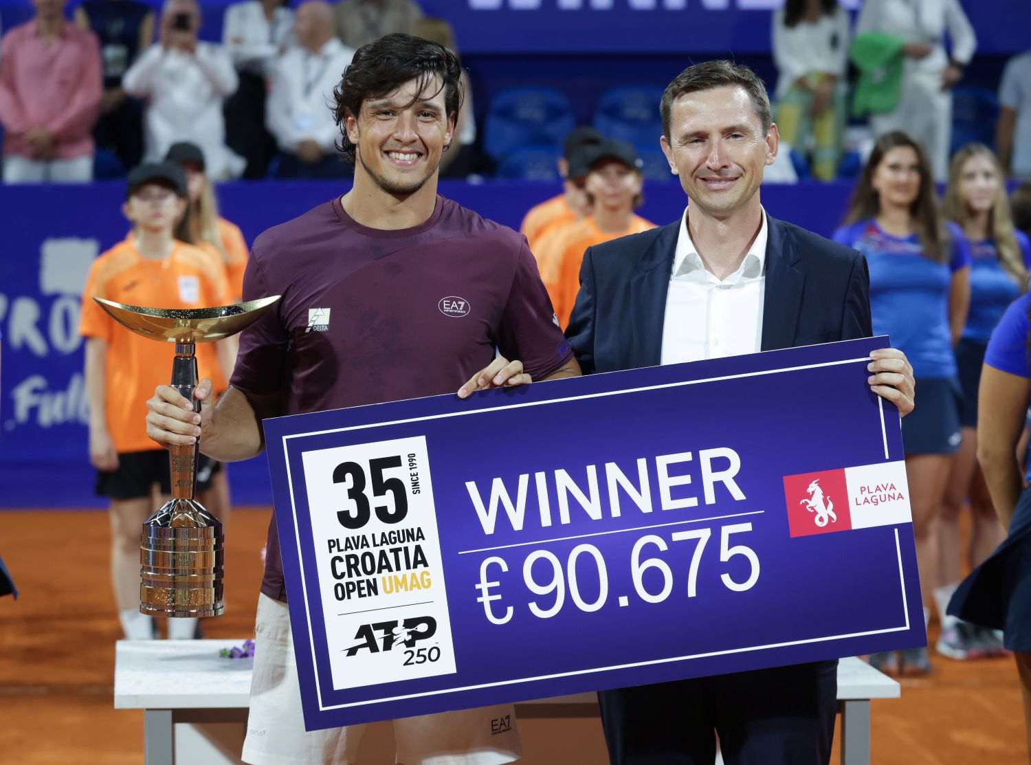 LUCIANO DARDERI, POBJEDNIK ATP UMAG: Ujutro sam mislio da neću moći igrati finale, a sad držim trofej