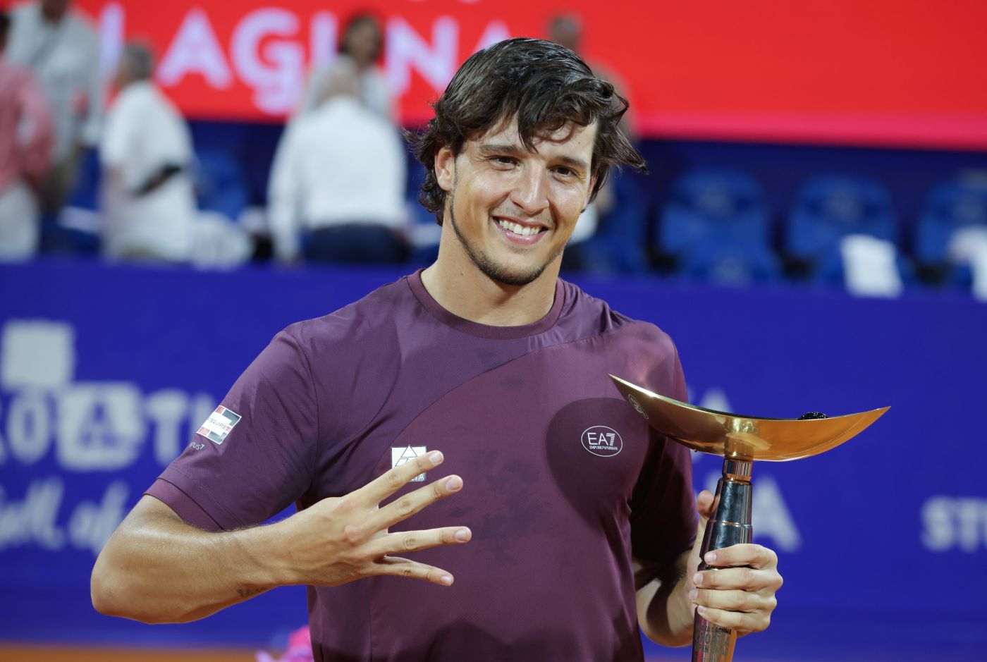 LUCIANO DARDERI, POBJEDNIK ATP UMAG: Ujutro sam mislio da neću moći igrati finale, a sad držim trofej