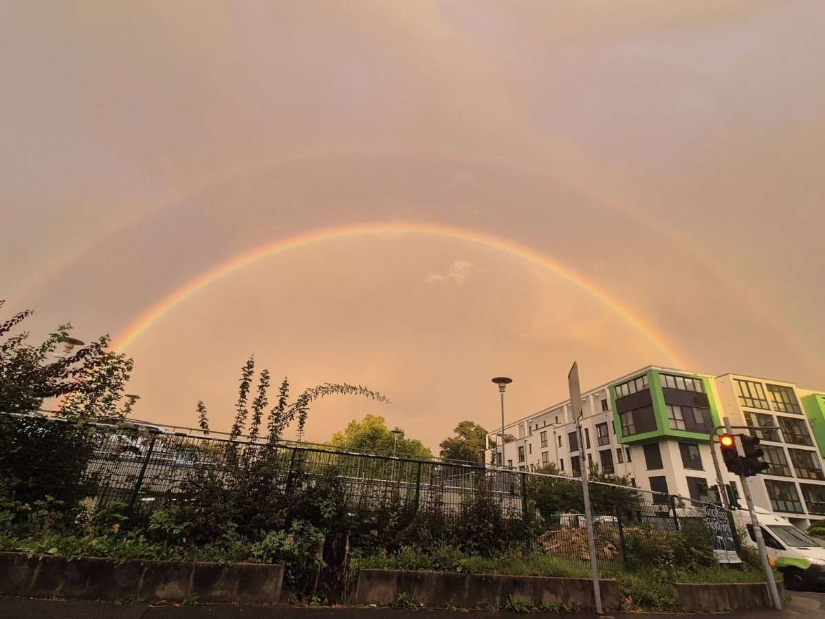 DVOSTRUKA ČAROLIJA NA NEBU: Znate li kako nastaju dvije duge, koliko je to rijedak fenomen i postoji li kraj duge? Dvostruka duga iznad Mainza / Foto: Fenix (MD)