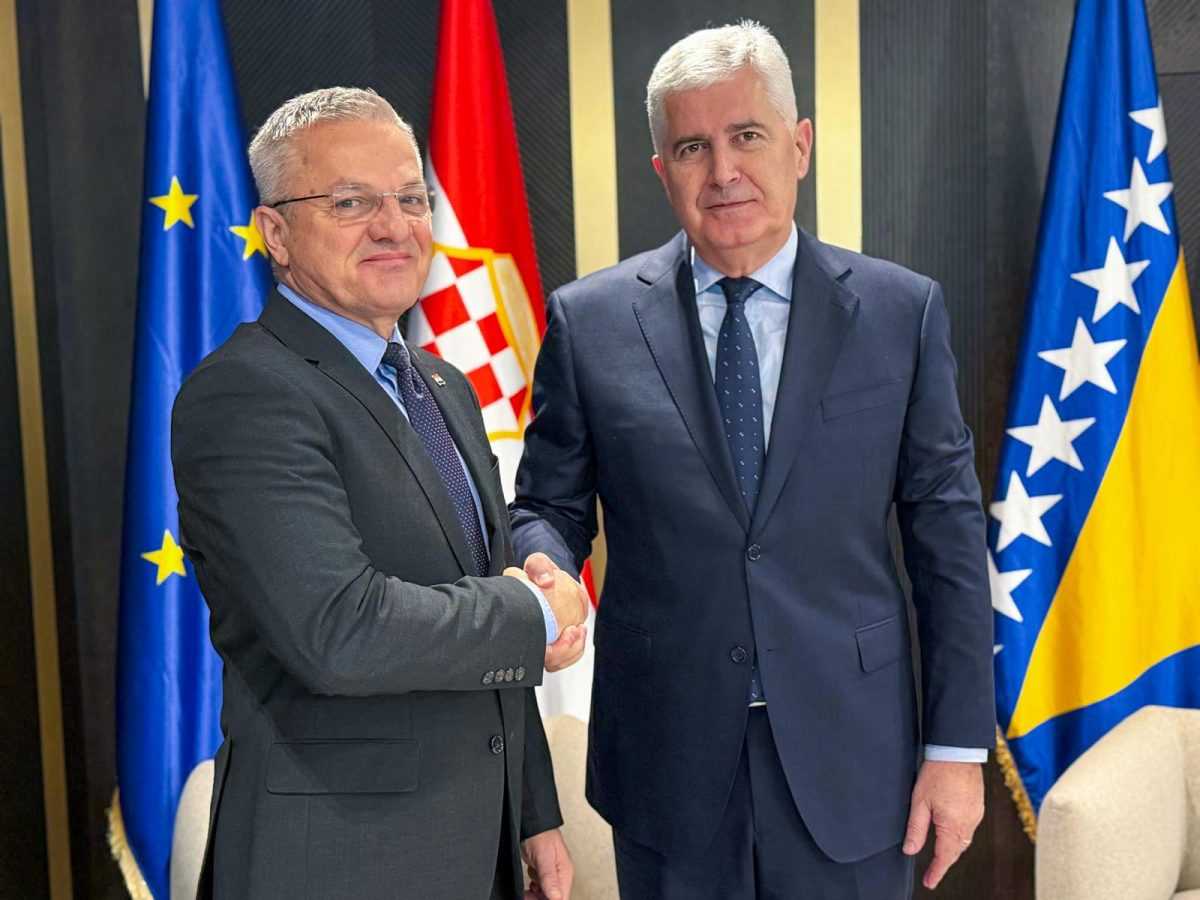 Zvonko Milas i Dragan Čović/ Foto: HNS BIH