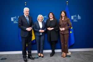 Izaslanstvo HDZ BiH s europskom dužnosnicima u Bruxellesu / Foto: HDZ BiH