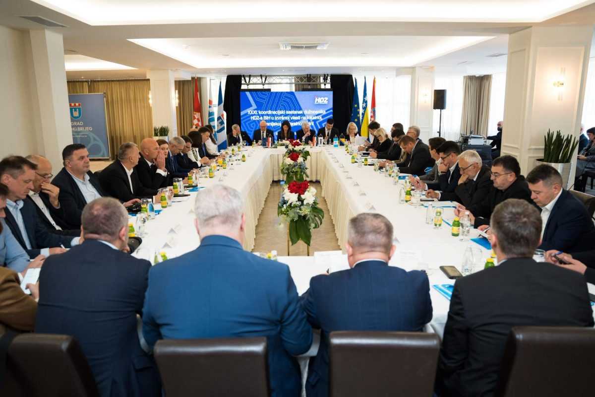 IZBORNI PROCES: Zajedništvo i legitimno predstavljanje ključni za političku budućnost Hrvata u BiH Sastanak Koordinacije HDZ BIH / Foto: HDZ BiH