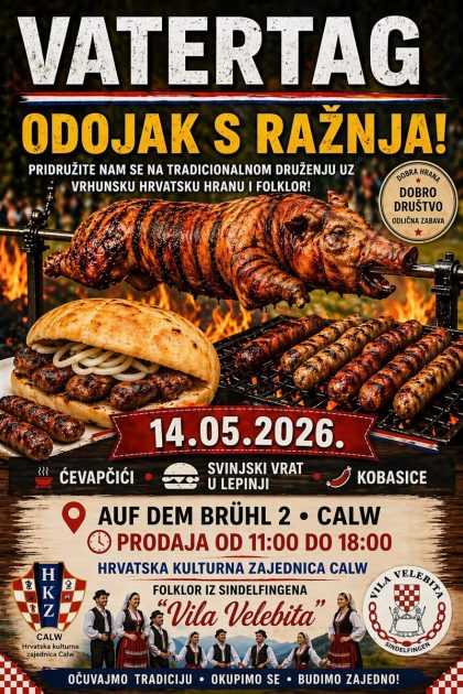 PROSLAVA DANA OČEVA: Mirisi i okusi hrvatske kuhinje, folklor i dobra zabava u Calwu PROSLAVA DANA OČEVA: Mirisi i okusi hrvatske kuhinje, folklor i dobra zabava u Calwu