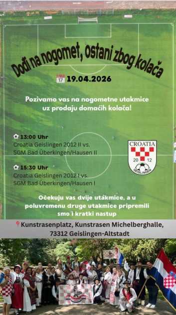 VELIKI DERBI U NEDJELJU: Croatia Geislingen i Bad Überkingen u borbi za vrh i opstanak VELIKI DERBI U NEDJELJU: Croatia Geislingen i Bad Überkingen u borbi za vrh i opstanak