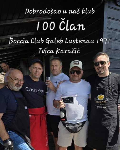 OBITELJSKI DAN U VORARLBERGU: Boćarski klub Galeb Lustenau učlanio jubilarnog 100-og člana OBITELJSKI DAN U VORARLBERGU: Boćarski klub Galeb Lustenau učlanio jubilarnog 100-og člana