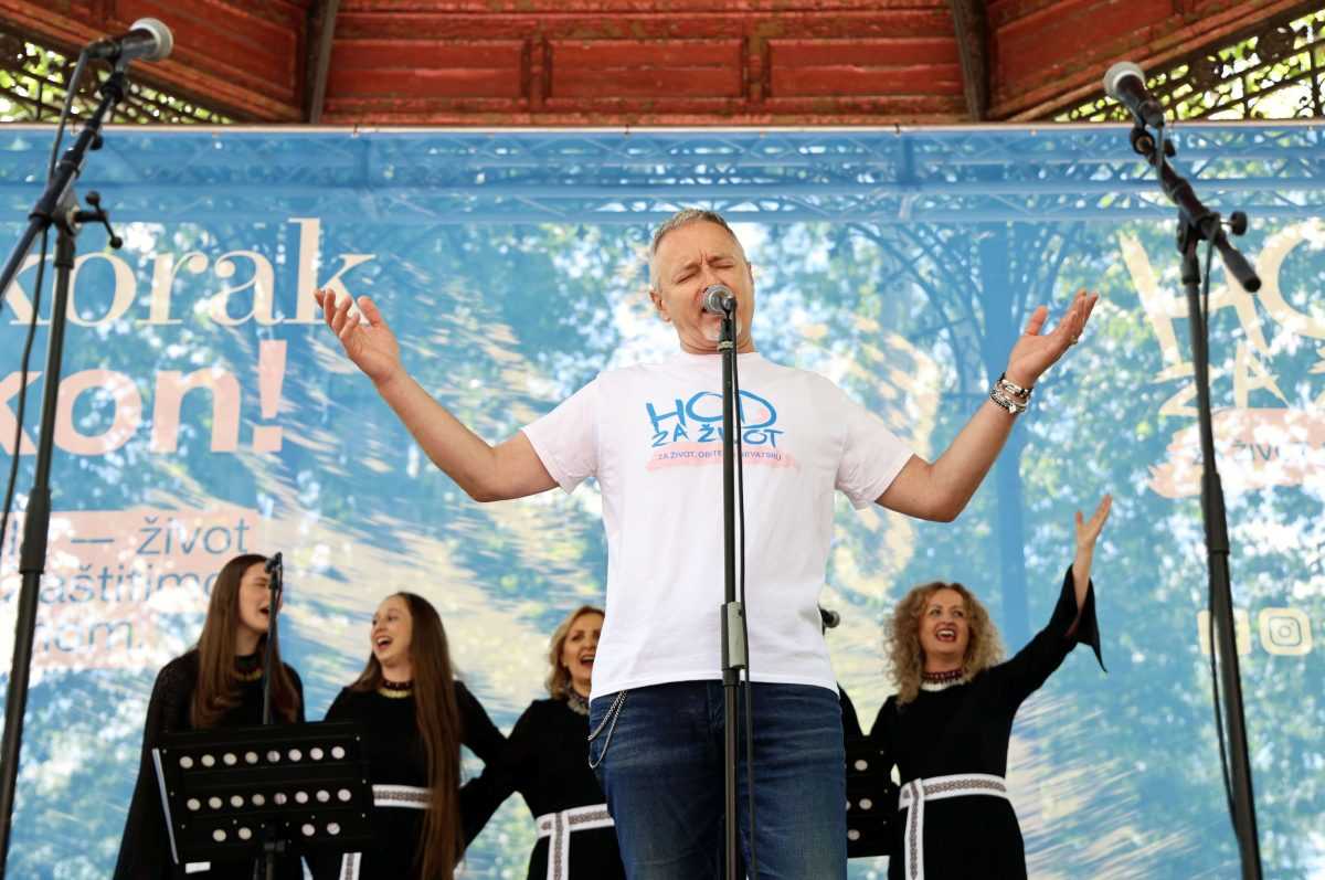 Marko Perković Thompson na Hodu za život / Foto: Hina