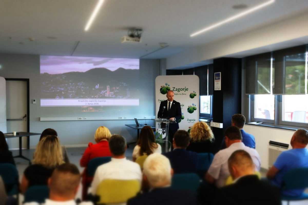 Ministar demografije i useljeništva Ivan Šipić u Krapini / Foto: MDU