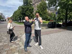 NEOČEKIVANI SUSRET U MAGDEBURGU: Matej Mandić pun optimizma pred Final Four u Kölnu NEOČEKIVANI SUSRET U MAGDEBURGU: Matej Mandić pun optimizma pred Final Four u Kölnu