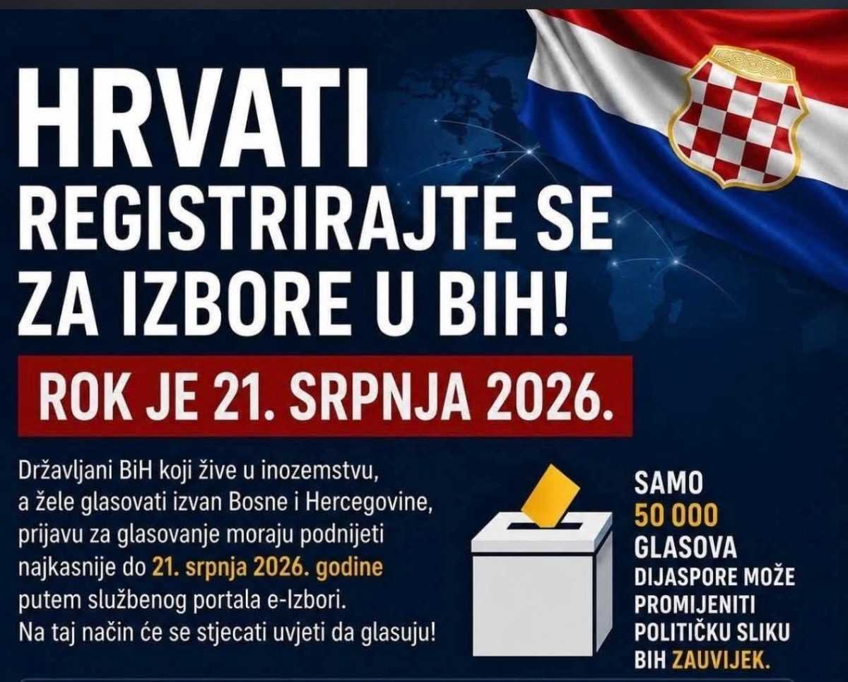 Poziv za registraciju za izbore
