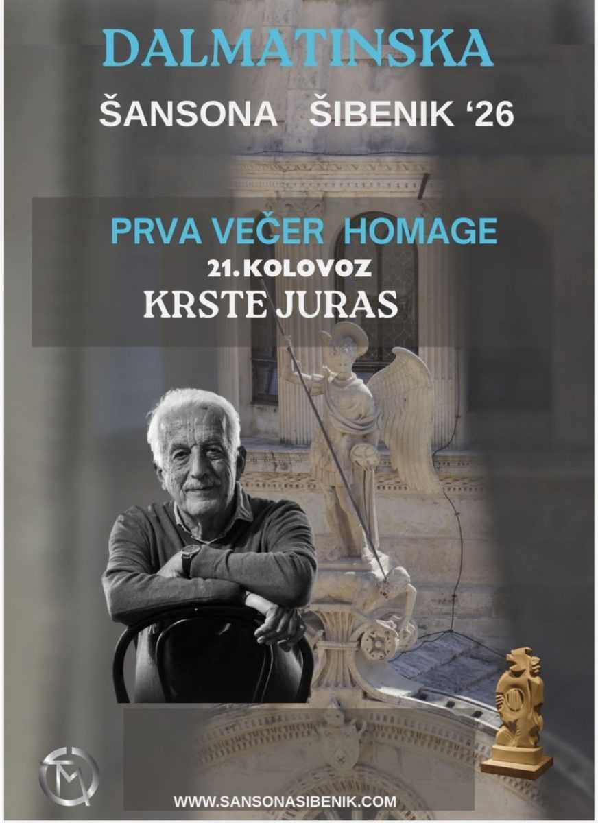 OBJAVLJEN POPIS PJESAMA: Prva večer Dalmatinske šansone posvećena velikanu šibenske glazbe Krsti Jurasu OBJAVLJEN POPIS PJESAMA: Prva večer Dalmatinske šansone posvećena velikanu šibenske glazbe Krsti Jurasu