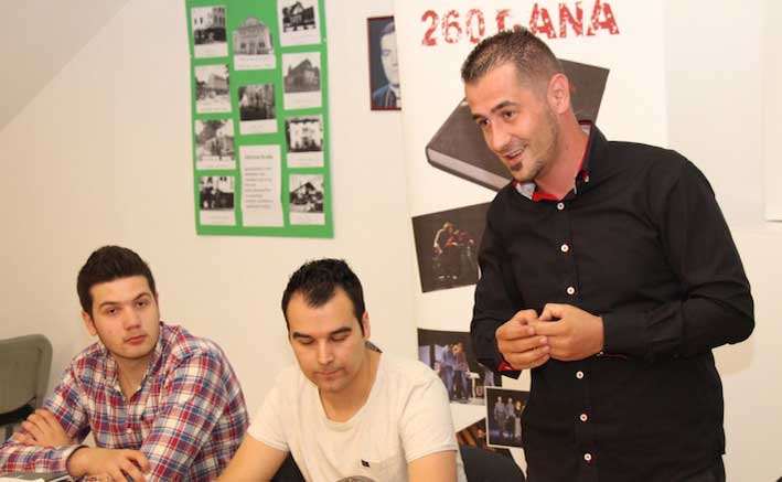 Marijan Gubina (prvi desno) / Foto: Fenix (Zvonko Bosnić)