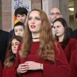 Zbor mladih "Gospe od zdravlja" u Kelkheimu na misi s propovijedi o iseljevanju iz domovine Zbor mladih "Gospe od zdravlja" u Kelkheimu na misi s propovijedi o iseljevanju iz domovine