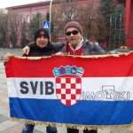 (FOTO) Hrvatski navijači iz Frankfurta u Kijevu: Ukrajinci i Ukrajinke su nas prijateljski dočekali