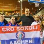 Navijači Cro Sokola iz Aachena bodrili hrvatske košarkaše protiv Nizozemske Navijači Cro Sokola iz Aachena bodrili hrvatske košarkaše protiv Nizozemske