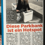 Solarna klupa iz Hrvatske postavljena ispred Gradske vijećnice u Stuttgartu Solarna klupa iz Hrvatske postavljena ispred Gradske vijećnice u Stuttgartu