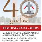 Hrvatska katolička misija Donja Rajna Moers slavi 40. godišnjicu postojanja