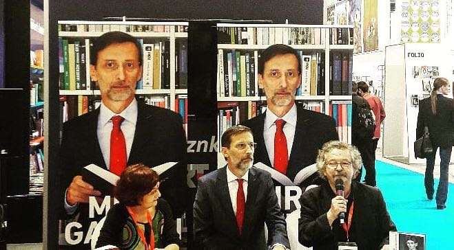 Miro Gavran i Tihomir Glowatzky na Sajmu knjiga u Frankfurtu (arhivska fotografija / Foto: Fenix (Iva Batistić)