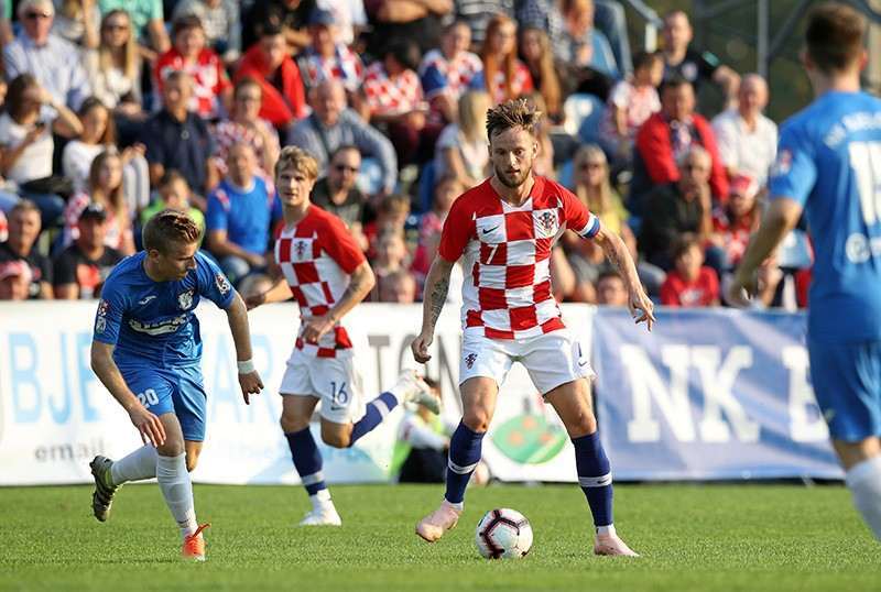 Ivan Rakitić u hrvatskom dresu / Foto: Hina