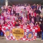 (FOTO i VIDEO) OVACIJE NAJPOPULARNIJEM: Oko 200 članova Croatije Ludwigshafen u hrvatskim dresovima u Hoffenheimu bodrilo Andreja Kramarića