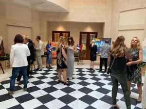 (FOTO) U Galeriji Makowski u Berlinu izložena slika hrvatskog slikara Petra Šibenika čija je prodajna cijena 9 tisuća eura Galeriji Makowski