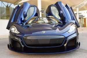 (FOTO) NAJSNAŽNIJI IKAD PROIZVEDANI AUTO: "Rimac Nevera" predstavljen potencijalnim kupcima u Dubrovniku Rimac Nevera