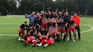 (FOTO I VIDEO): Hrvatski derbi u Frankfurtu pripao Croatiji, oslabljena Posavina pružila snažan otpor