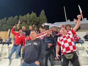 HRVATSKA IMA PODRŠKU: Na Malti su hrvatski navijači iz Stuttgarta, Bonna, Traunreuta, Beča, Hrvatske, Hercegovine...