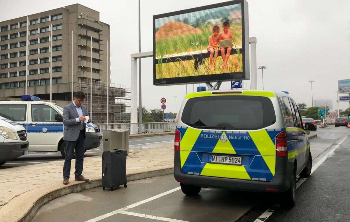 Policijsko vozilo u Zračnoj luci Frankfurt (ILUSTRACIJA) / Foto: Fenix (SIM)