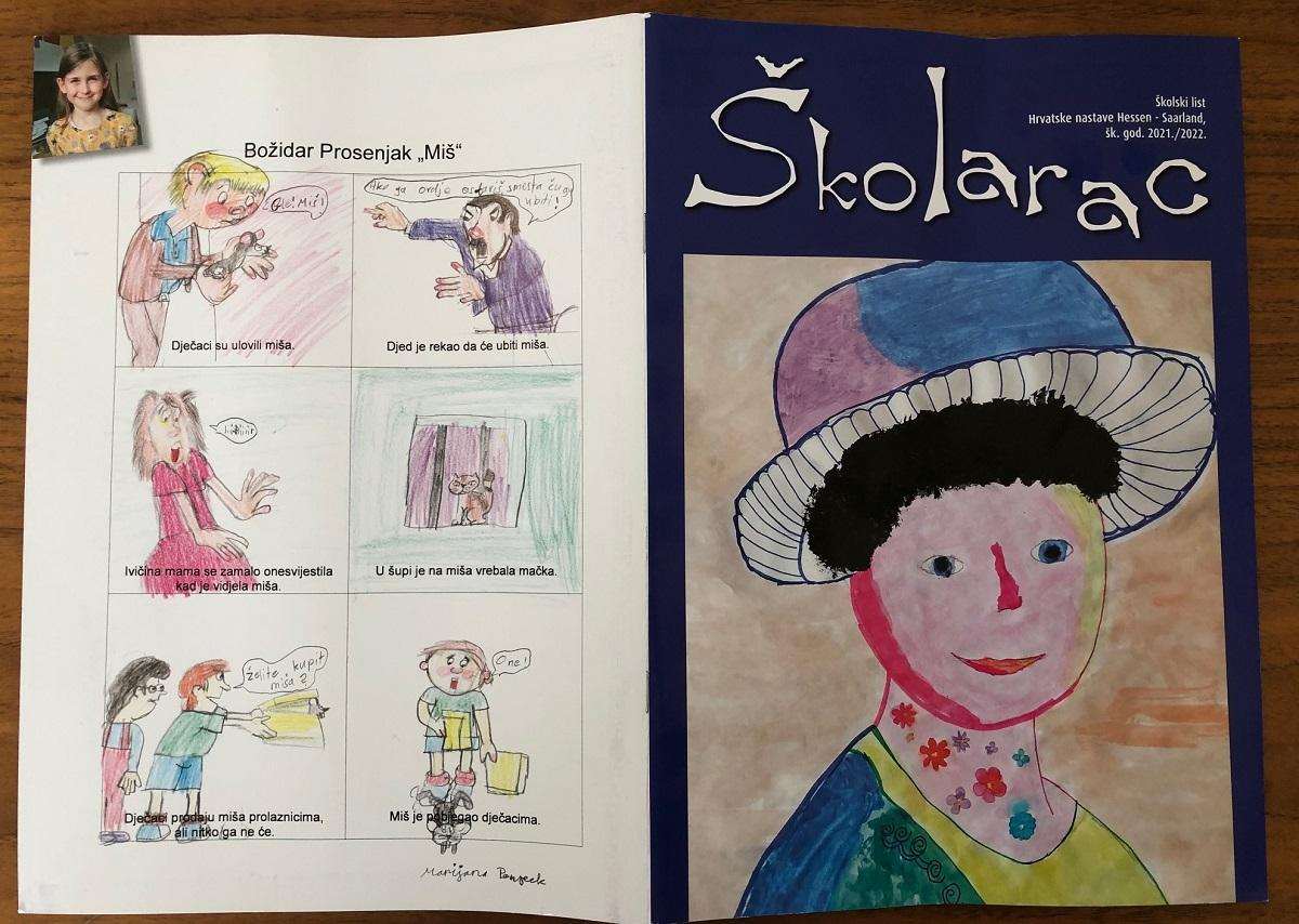 IZIŠLO NOVO IZDANJE: Stigao je „Školarac“, 9. broj časopisa Hrvatske nastave u Hessenu i Saarlandu koji donosi puno zanimljivih tema IZIŠLO NOVO IZDANJE: Stigao je „Školarac“, 9. broj časopisa Hrvatske nastave u Hessenu i Saarlandu koji donosi puno zanimljivih tema