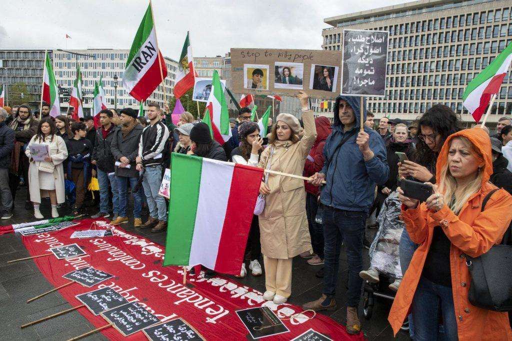 zene iran prosvjed bruxelles