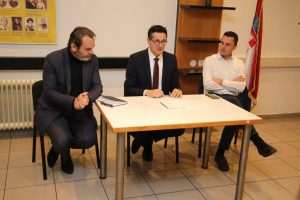 (FOTO) SASTANAK U GK RH STUTTGART: Važne informacije i poruka Hrvatima u Baden-Württembergu Miroslav Miro Miletić, Ivan Sablić, Držislav Ujević