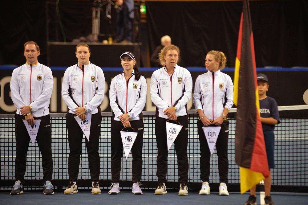 Reiner Schuttler, Jule Niemeier, Eva Lys, Anna-Lena Friedsam i Laura Siegmund