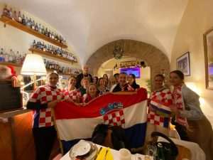 Hrvatski navijači u Rimu /