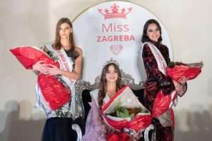 IZABRANA NAJLJEPŠA ZAGREPČANKA: Tara Begedin je nova Miss Zagreba,  njezine pratilje su Helena Medved i Ana Usmiani