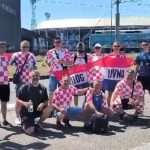 IDEMO VATRENI: Hrvati iz Njemačke glasno navijaju za hrvatsku reprezentaciju u Rotterdamu Nizozemska - Hrvatska 2-4