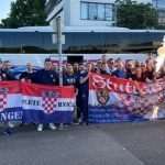 IDEMO VATRENI: Hrvati iz Njemačke glasno navijaju za hrvatsku reprezentaciju u Rotterdamu Nizozemska - Hrvatska 2-4